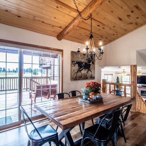 Dining Room Area with Patio