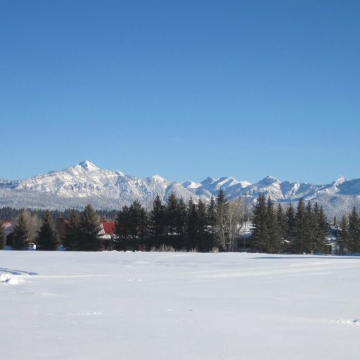 View of the San Juan Mountains from backyard