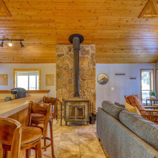 Entrance Area with Wood Burning Stove