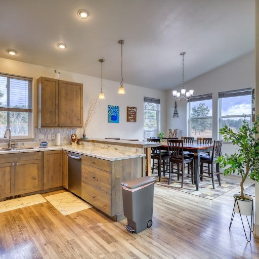 Kitchen and Dining Room Area