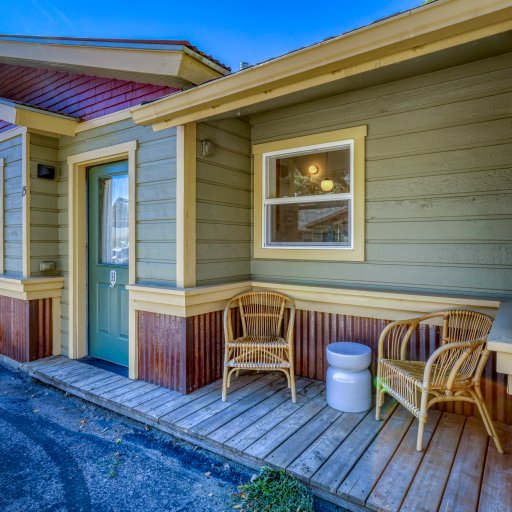 Inviting front Porch setting