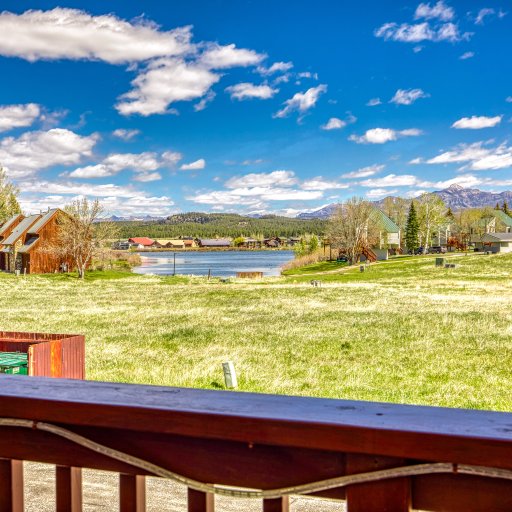 Beautiful Mountain and Lake Views from the townhome